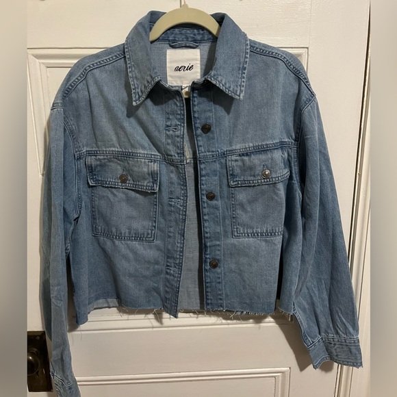 Aerie Denim Shacket - Picture 5 of 7